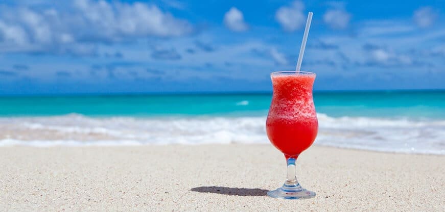 Drink på strand